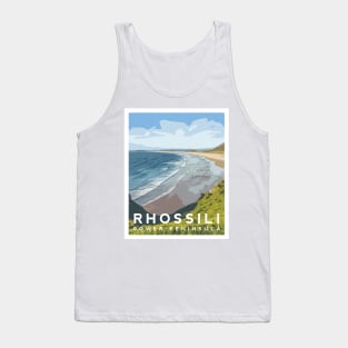 Rhossili Beach - Gower Peninsula Tank Top